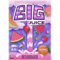 Carte des saveurs - Big Juice