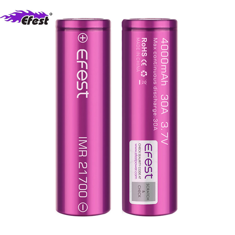 Accus 21700 30A 4000mAh (2pcs) - Efest