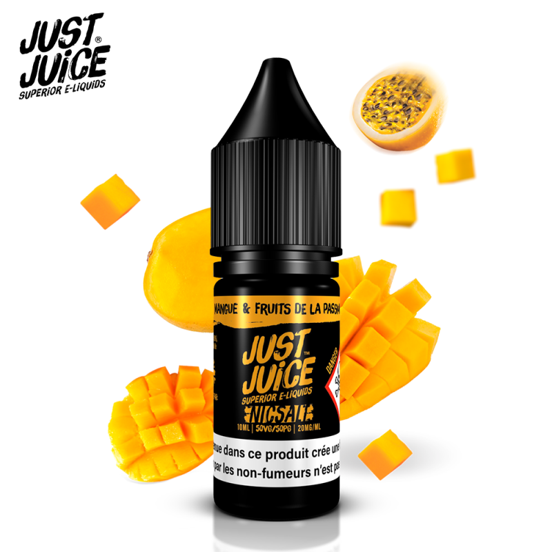 Mangue & Fruit de la passion 10ml Nic Salt - Just Juice