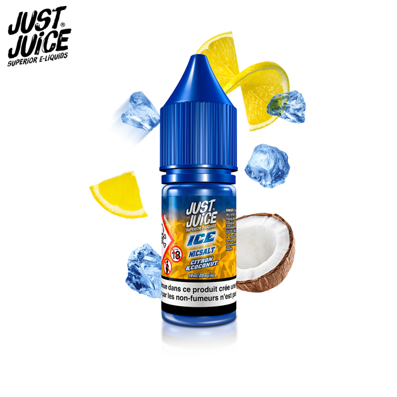 Citron & Coconut Ice 10ml Nic Salt - Just Juice