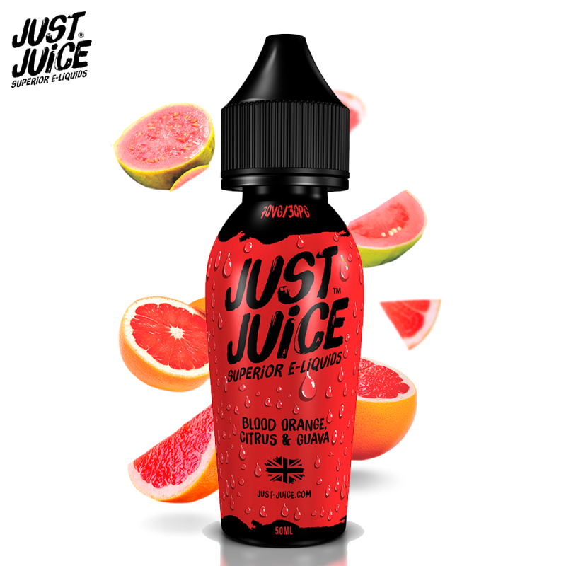 Orange Sanguine Citron et Goyave 50ml - Just Juice