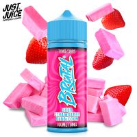 Sour Strawberry Bubble Gum 100ml - Brutal by Just Juice