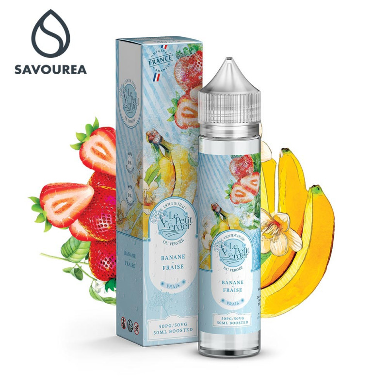 Banane Fraise 50ml - Le Petit Verger Frais by Savourea