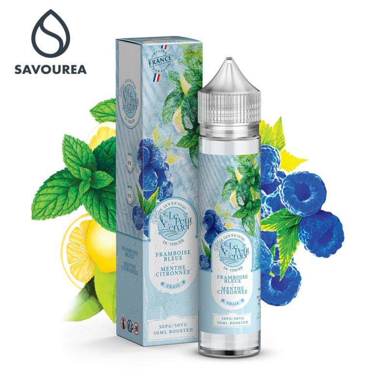 Framboise Bleue Menthe Citronnée 50ml - Le Petit Verger Frais by Savourea