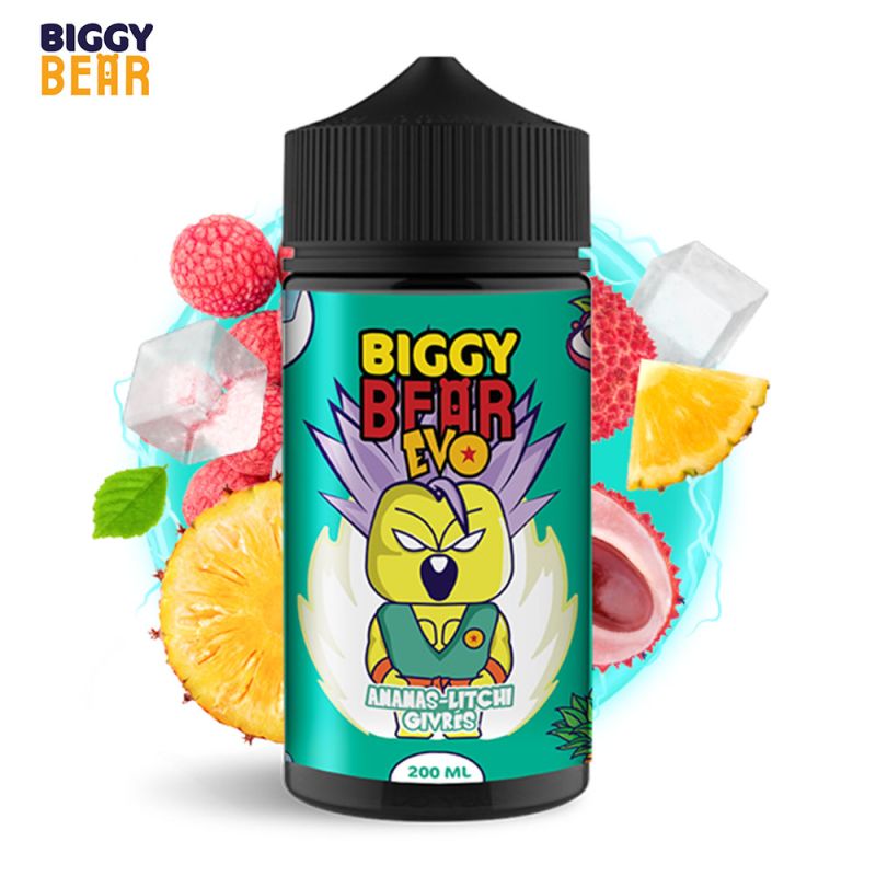 Ananas Litchi Givrés 200ml - Biggy Bear Evo