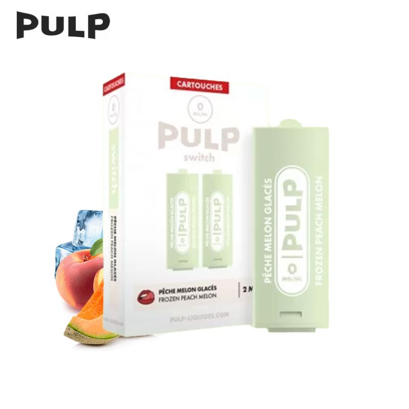 Cartouche Pêche Melon Givrés 2ml - Pod Switch by Pulp