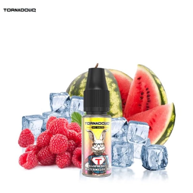 Raspberry Watermelon Ice 10ml Nic Salt - Tornadoliq