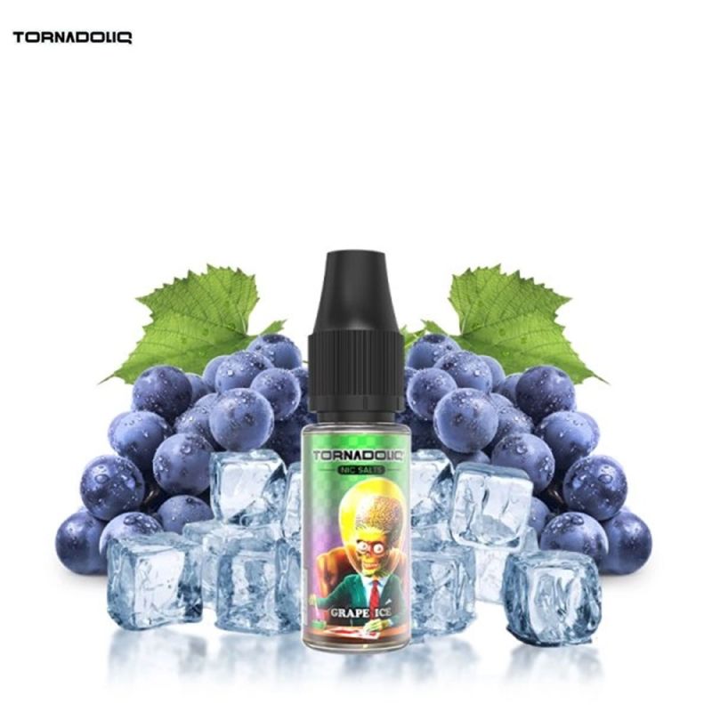 Grape Ice 10ml Nic Salt - Tornadoliq