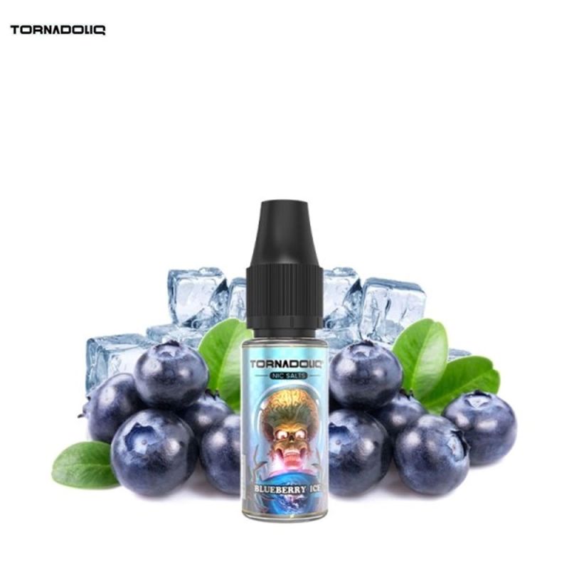 Blueberry Ice 10ml Nic Salt - Tornadoliq