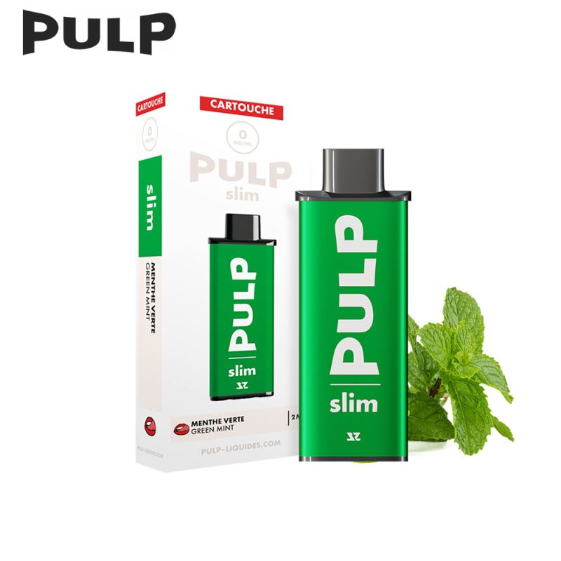 Cartouche Menthe Verte 2ml - Pod Slim by Pulp