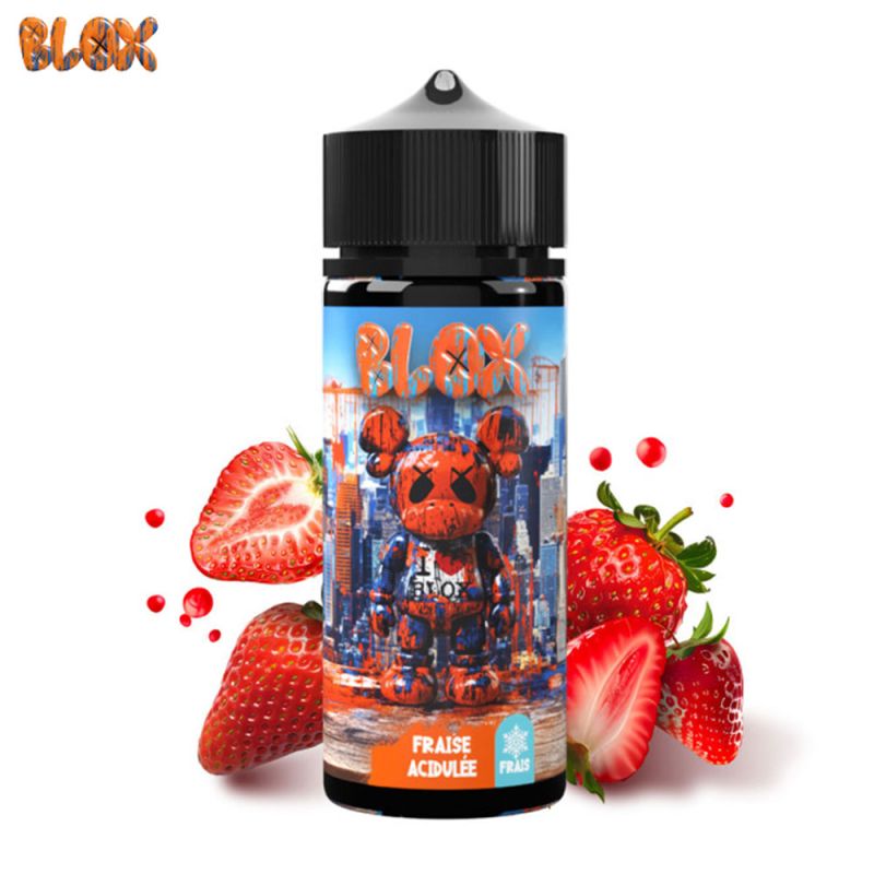 Fraise Acidulée Frais 100ml - Blox