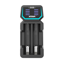 Xtar Chargeur d'accus D2