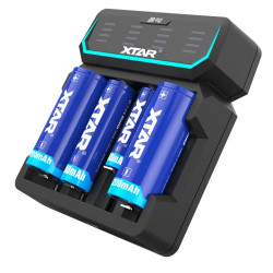 Xtar Chargeur d'accus D4