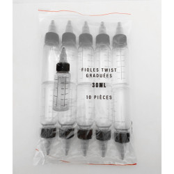 Flacons gradués Twist 30/60/120ml (10pcs)