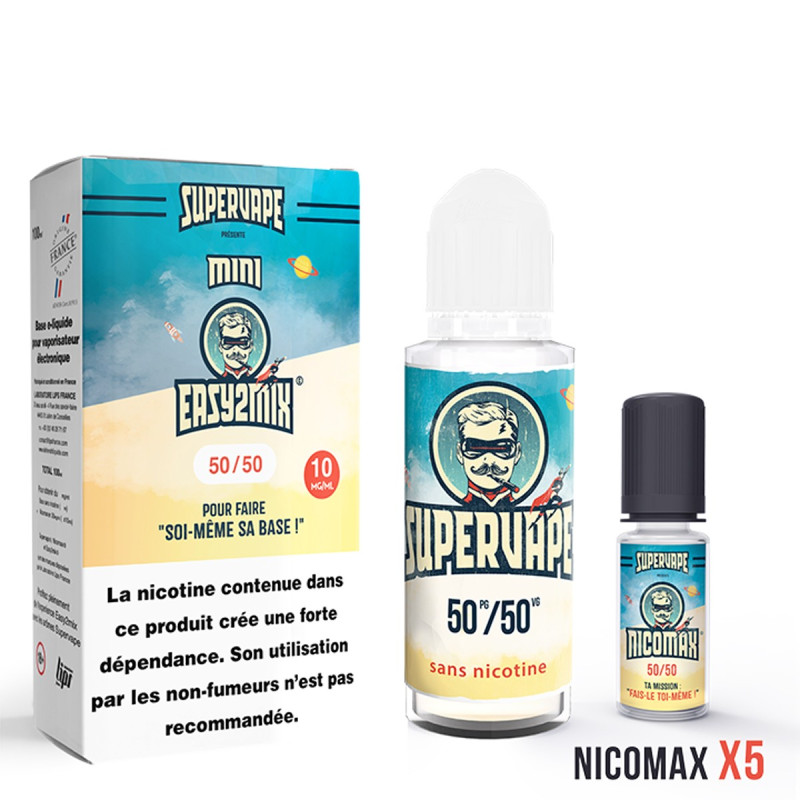 Mini Easy2Mix 100ml 50/50 - SuperVape by Le French Liquide