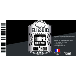 Arôme Café noir 10ml - Eliquid France