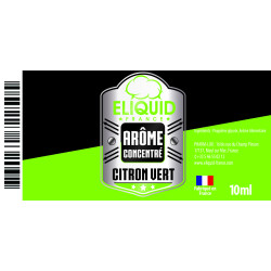 Arôme Citron Vert 10ml - Eliquid France