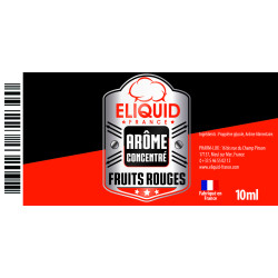 Arôme Fruits rouges 10ml - Eliquid France