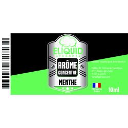 Arôme Menthe 10ml - Eliquid France