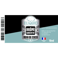 Arôme Noix de coco 10ml - Eliquid France