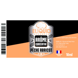 Arôme Pêche Abricot 10ml - Eliquid France