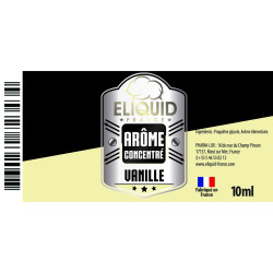 Arôme Vanille 10ml - Eliquid France