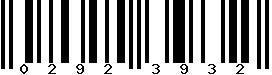 EAN-8 : 02923932