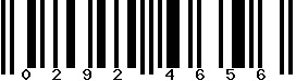 EAN-8 : 02924656