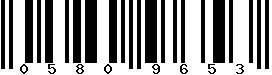 EAN-8 : 05809653