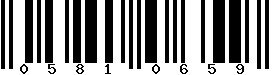 EAN-8 : 05810659