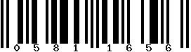 EAN-8 : 05811656