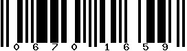 EAN-8 : 06701659