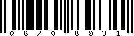 EAN-8 : 06708931