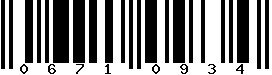 EAN-8 : 06710934
