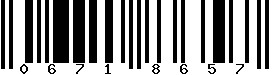 EAN-8 : 06718657