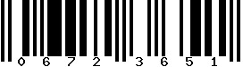 EAN-8 : 06723651