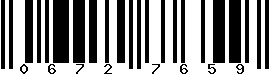 EAN-8 : 06727659