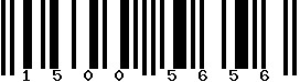 EAN-8 : 15005656
