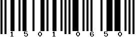 EAN-8 : 15010650