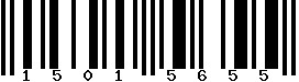 EAN-8 : 15015655