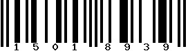 EAN-8 : 15018939