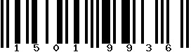 EAN-8 : 15019936