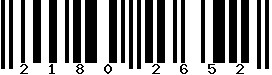 EAN-8 : 21802652