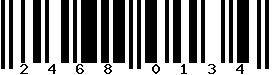 EAN-8 : 24680134