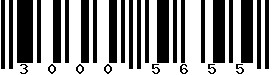 EAN-8 : 30005655