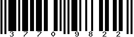EAN-8 : 37709822