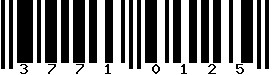 EAN-8 : 37710125
