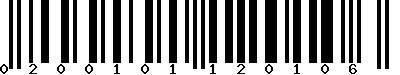 EAN-13 : 0200101120106
