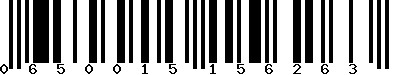 EAN-13 : 0650015156263