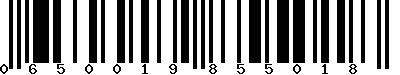 EAN-13 : 0650019855018